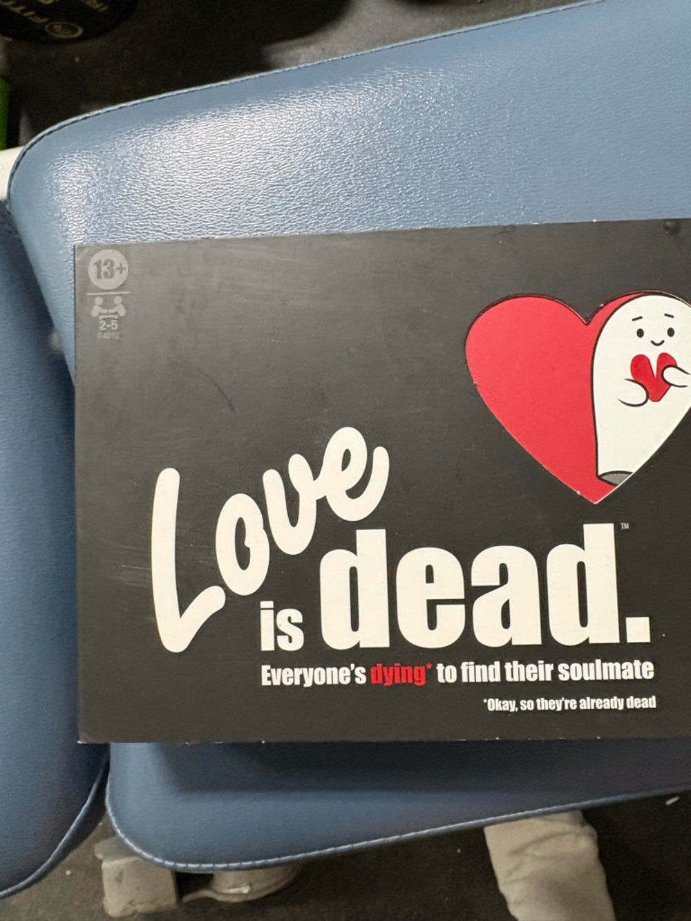 Love is Dead Board Game - Black & Red Box